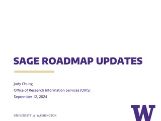 SAGE ROADMAP UPDATES