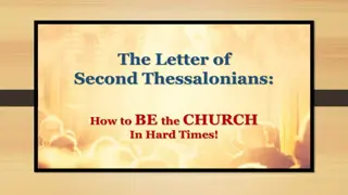 Paul's Commendation and Clarification