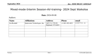 Mixed-mode-Interim Session-AV-training- 2024 Sept Waikoloa