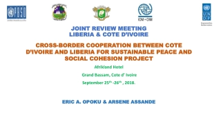 Cross-Border Cooperation Project for Sustainable Peace and Social Cohesion