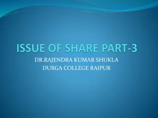 ISSUE OF SHARE PART-3