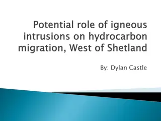 Intrusions Influence on Hydrocarbon Migration in Sill Compositions