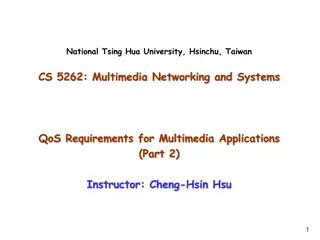 QoS Requirements for Multimedia Applications