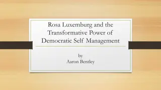 Rosa Luxemburg and the Transformative Power of Democratic Self-Management