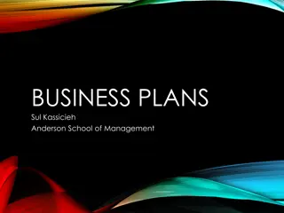 BUSINESS PLANS