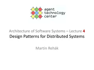 Design Patterns for Distributed Systems Overview