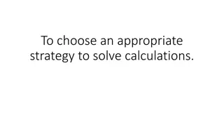 Solving Systems of Linear Equations by Substitution