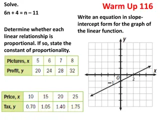 Solving Linear Equations and Systems