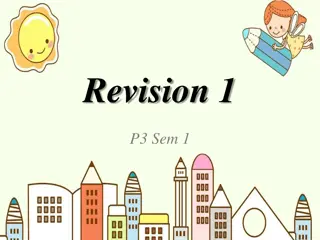 Learning with Fun: Months, Opposites, Blanks - P3 Sem 1
