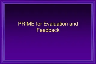 PRIME for Evaluation and Feedback
