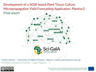 Plant Tissue Culture Micropropagation Forecasting Application