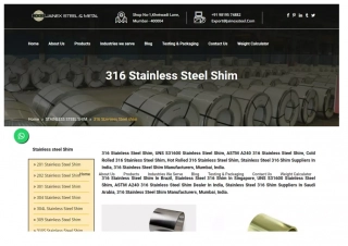 316 stainless steel Shim