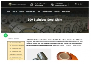 309 Stainless Steel Shim