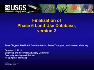 Finalization of Land Use Database Phase 6 Version 2