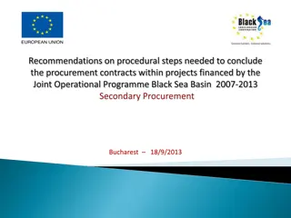 Procurement Procedure Guidelines for Beneficiaries/Partners