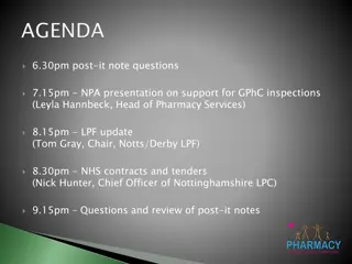 Commissioning in Pharmacy Services: Roles and Procurement Rules