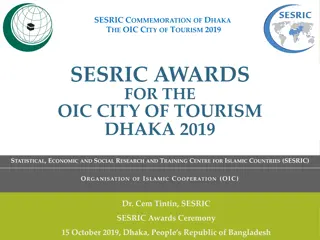 SESRIC Awards for OIC City of Tourism 2019: Recognition of Successful Tour Operators