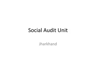 Overview of Social Audit Unit in Jharkhand