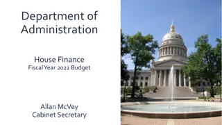 Department of Administration Fiscal Year 2022 Budget Details