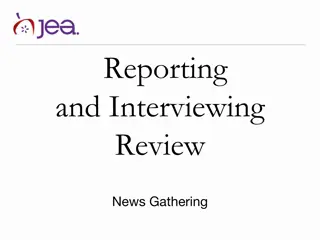 Effective Interviewing Techniques for News Gathering