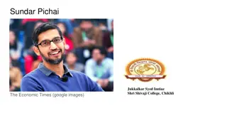 Biography of Sundar Pichai - CEO of Google Inc.
