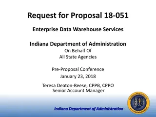 Enterprise Data Warehouse Services Proposal