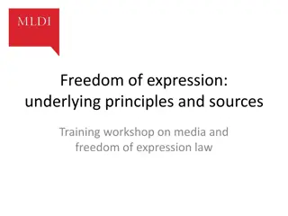 Importance of Freedom of Expression and Media in Society