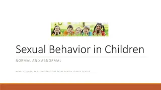 Sexual Behavior in Children: Normal vs Abnormal