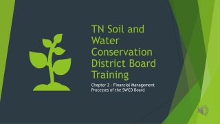 Financial Management Processes of Soil and Water Conservation District Board