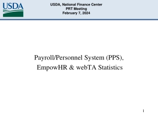 Payroll/Personnel System (PPS)