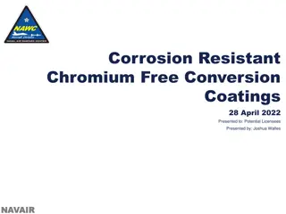 Corrosion Resistant Chromium-Free Conversion Coatings