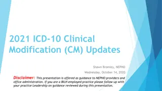 Modification (CM) Updates