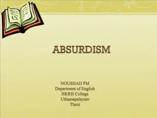 Absurdist Fiction in Literature