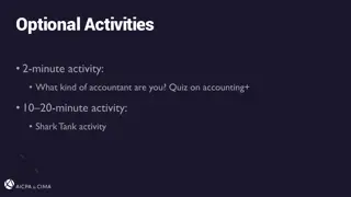 Engage in Optional Activities