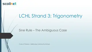 Trigonometry Sine Rule and Ambiguous Case Explained