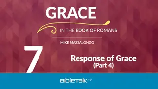 Response of Grace: Understanding Salvation Benefits