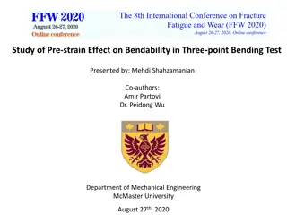 Pre-strain Effect on Bendability in Three-point Bending Test