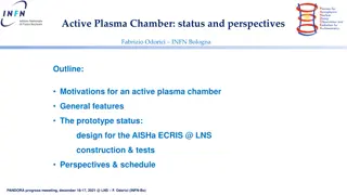 Active Plasma Chamber: Status and Perspectives