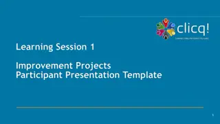 Improvement Projects Presentation Template