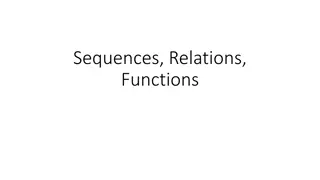 Sequences, Relations,