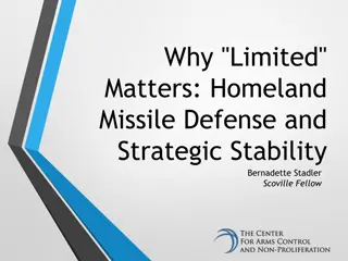 Limited Matters: Homeland Missile Defense & Strategic Stability