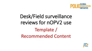 Standardizing Desk Surveillance Reviews for nOPV2 Use