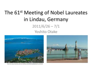 61st Nobel Laureates Meeting in Lindau 2011: Overview, Schedule, and How to Apply