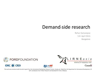 Demand-side Research: Quantitative vs Qualitative Approaches