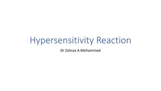 Hypersensitivity Reactions