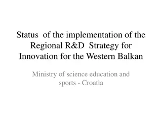 Status of R&D Strategy for Innovation in Western Balkans