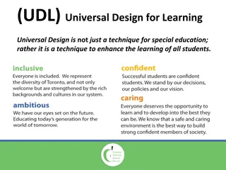 Enhancing Learning Through Universal Design for All Students