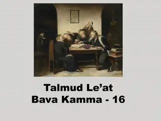 Talmudic Laws and Legal Principles