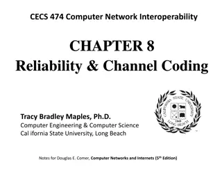Computer Network Reliability and Channel Coding