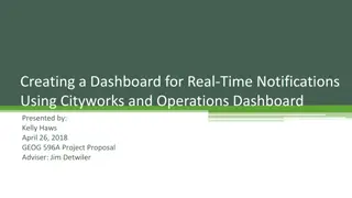 Real-Time Notifications Dashboard Using Cityworks & Operations Dashboard